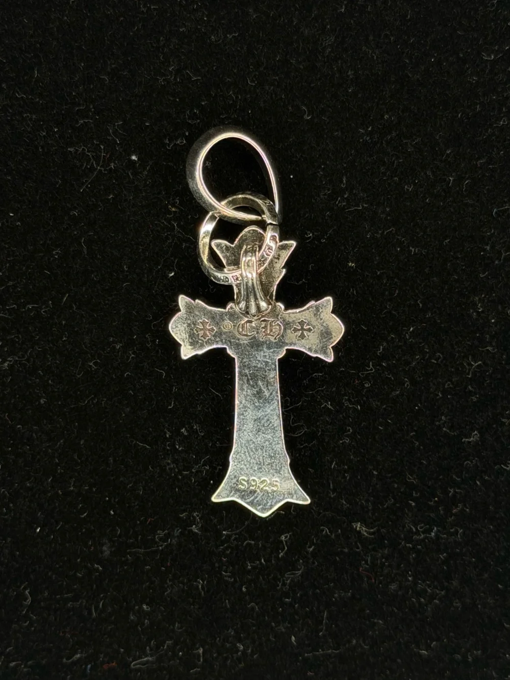 Chrome Hearts Classic Floral Cross Overlap Stack Unisex Pendant